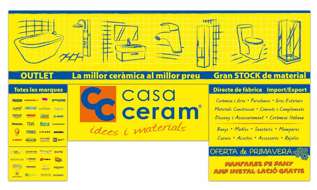 Lones per façana frontal Casa Ceram