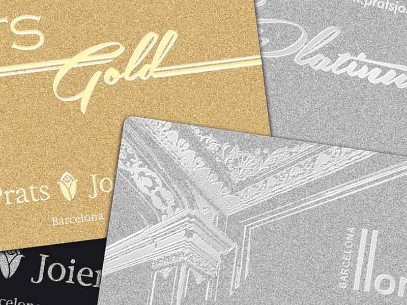 Targetes client joieries Prats i Llorenç