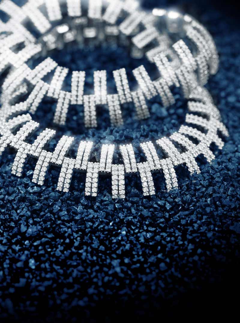 collar diamants