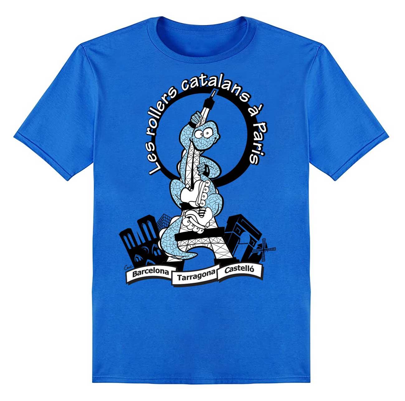samarreta Les Rollers Catalans a París