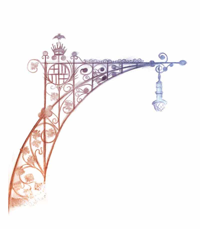 acuarel·la llum Passeig de Gràcia